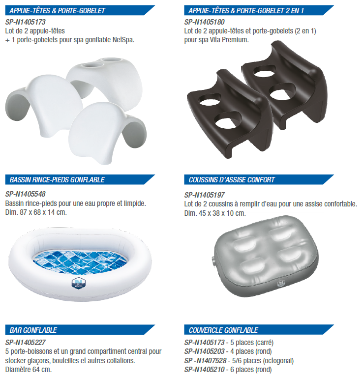 Accessoire spa gonflable NetSpa Distripool — free download